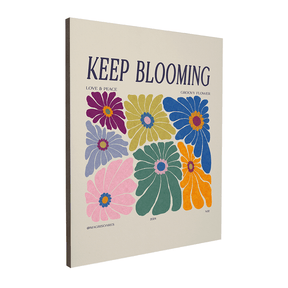 Quadro Decorativo Keep Blooming | Mayara Soares - Meu Rodapé