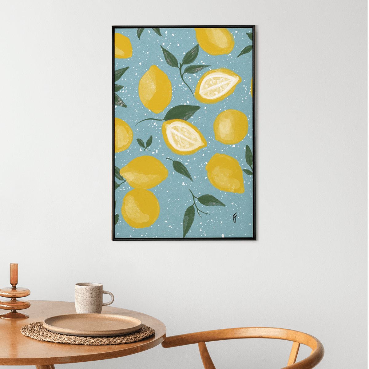 Quadro Decorativo Limonada | Fernanda Adelino - Meu Rodapé