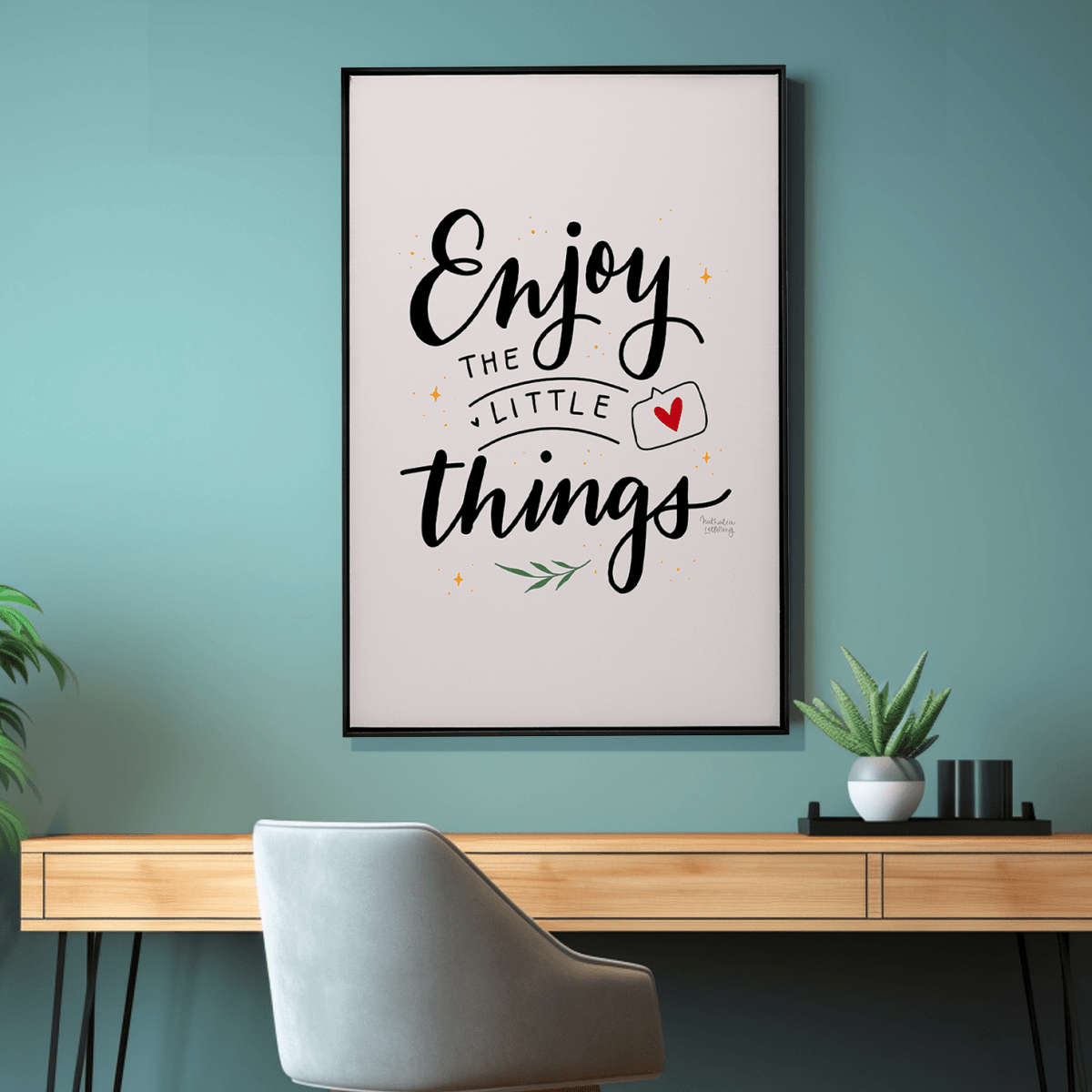 Quadro Decorativo Little Things 2 | Nathalia Piovezan - Meu Rodapé