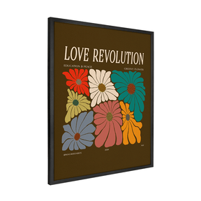 Quadro Decorativo Love Revolution | Mayara Soares - Meu Rodapé