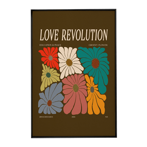 Quadro Decorativo Love Revolution | Mayara Soares - Meu Rodapé