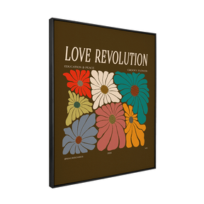 Quadro Decorativo Love Revolution | Mayara Soares - Meu Rodapé