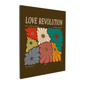 Quadro Decorativo Love Revolution | Mayara Soares - Meu Rodapé