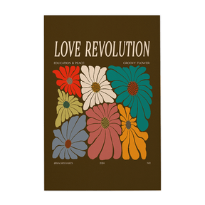 Quadro Decorativo Love Revolution | Mayara Soares - Meu Rodapé