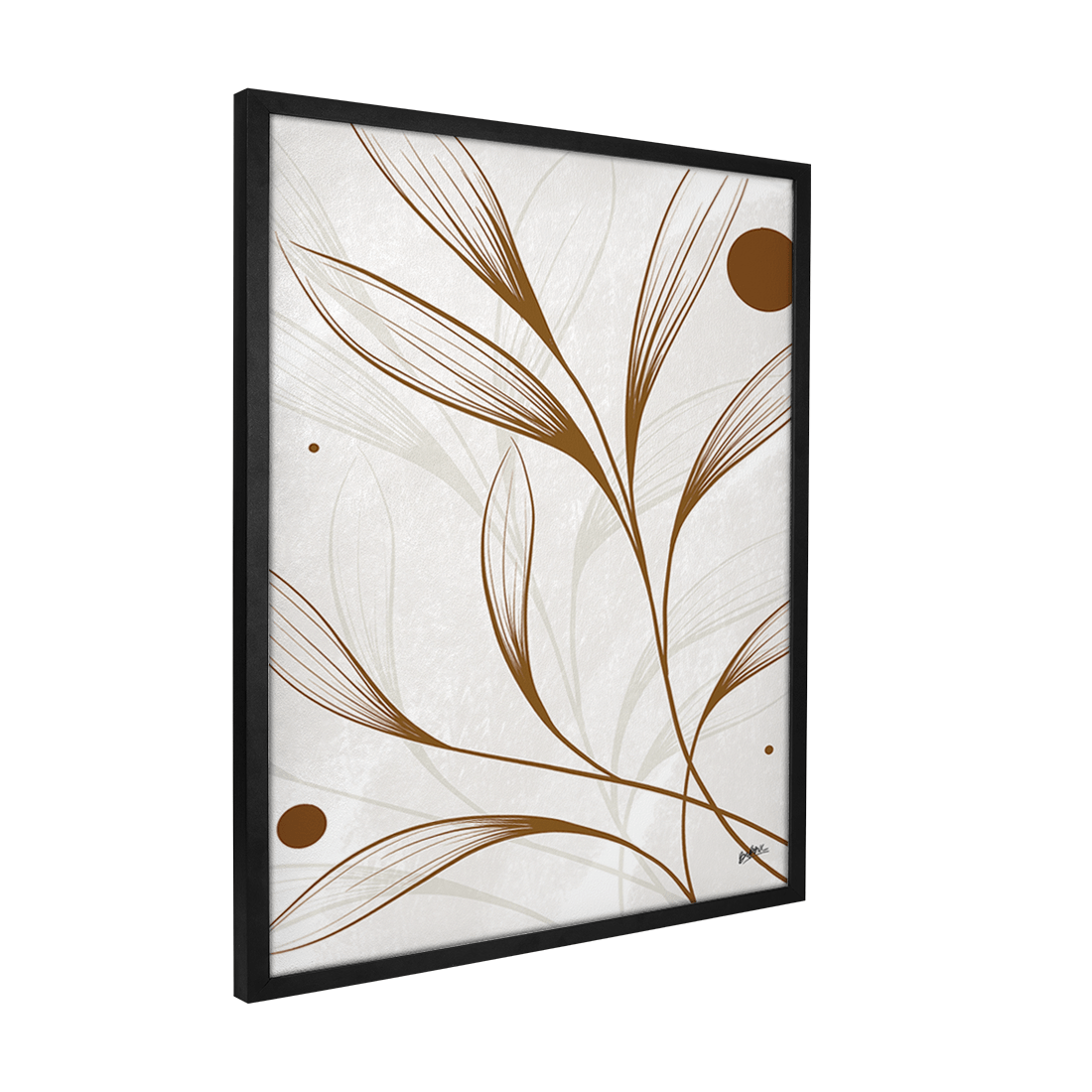 Quadro Decorativo Luna Bege | BiBox - Meu Rodapé