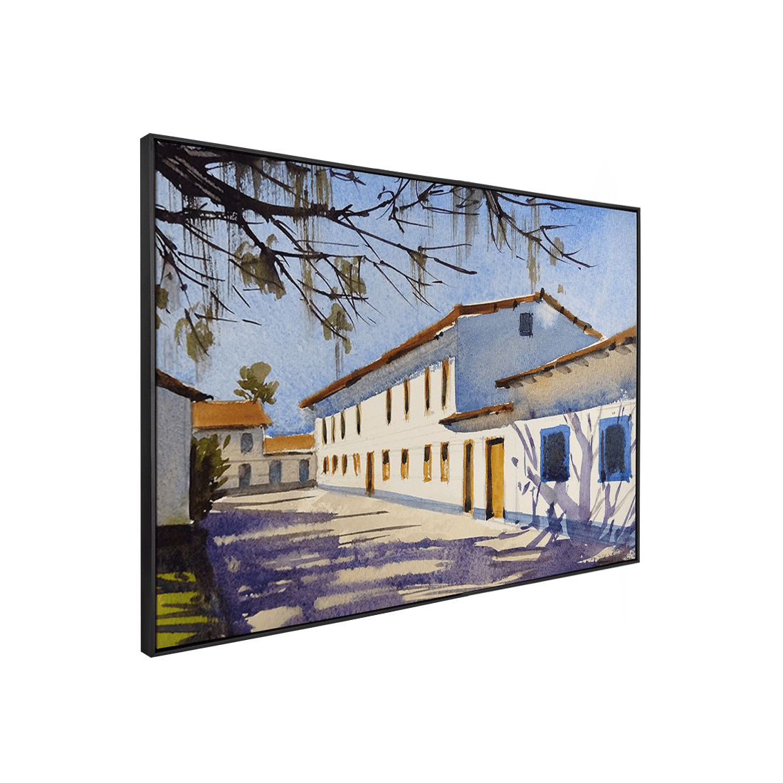 Quadro Decorativo Luz e Sombra em Paraty | Rafael Pita - Meu Rodapé