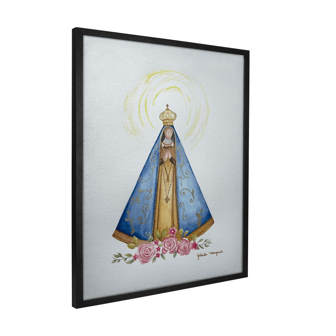 Quadro Decorativo Mãezinha do Céu - Nossa Senhora Aparecida | Gabriela Mongruel - Meu Rodapé