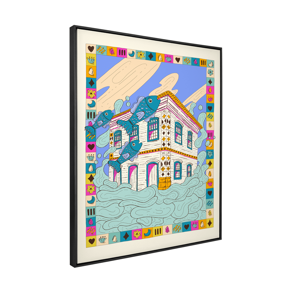 Quadro Decorativo Maré alta Paraty | Fernanda Schallen - Meu Rodapé