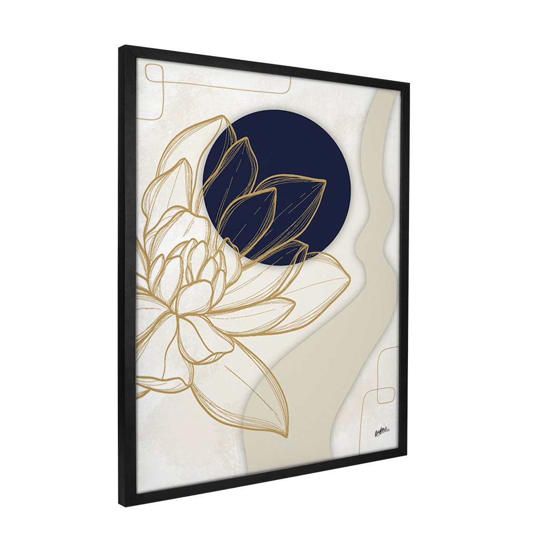 Quadro Decorativo Monarca | BiBox - Meu Rodapé