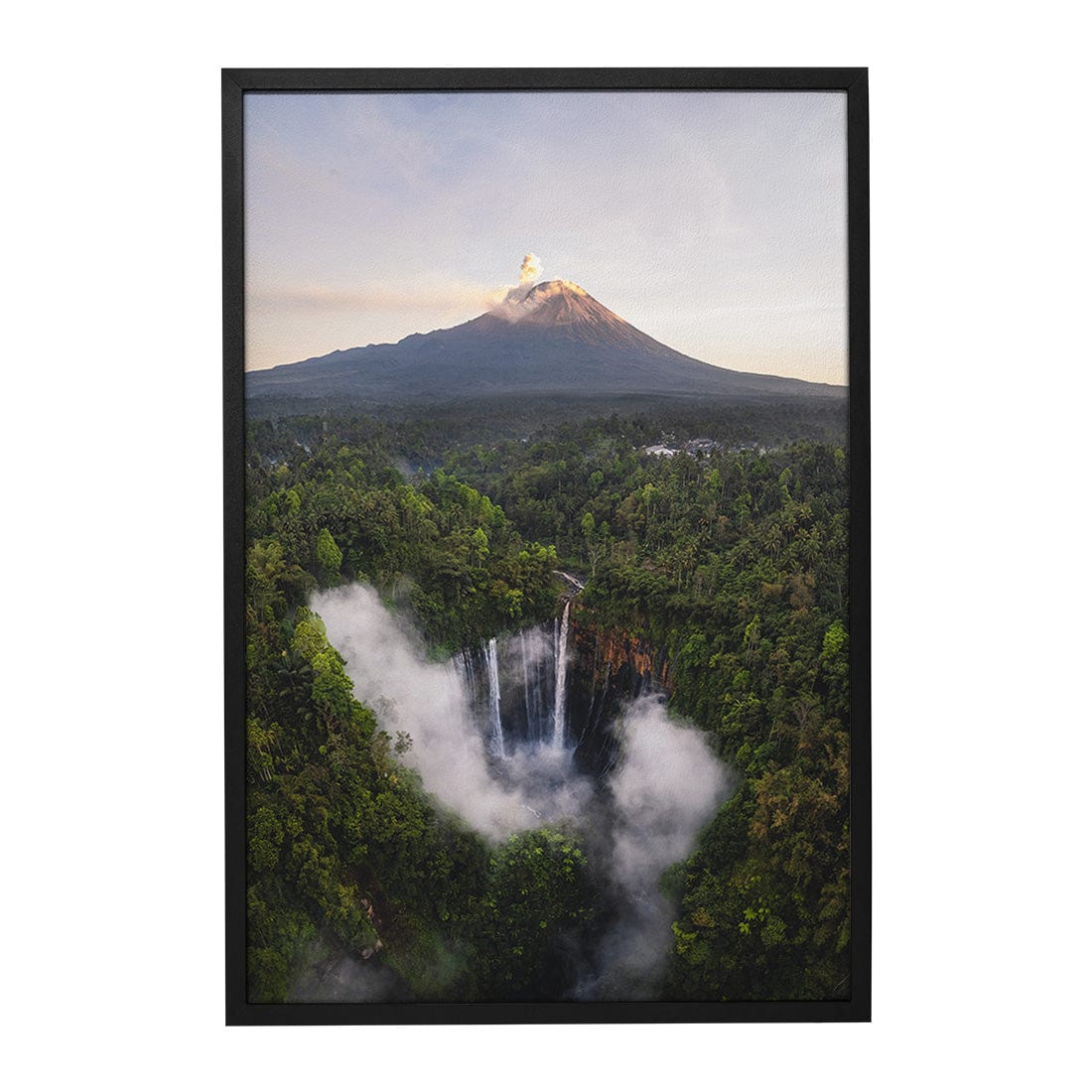 Quadro Decorativo Montanha e Cachoeira | Mundo sem Muros - Meu Rodapé