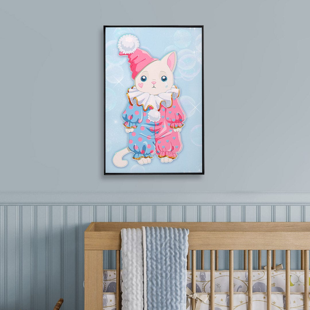 Quadro Decorativo O Pequeno Gato Palhacinho | Caroliitas - Meu Rodapé