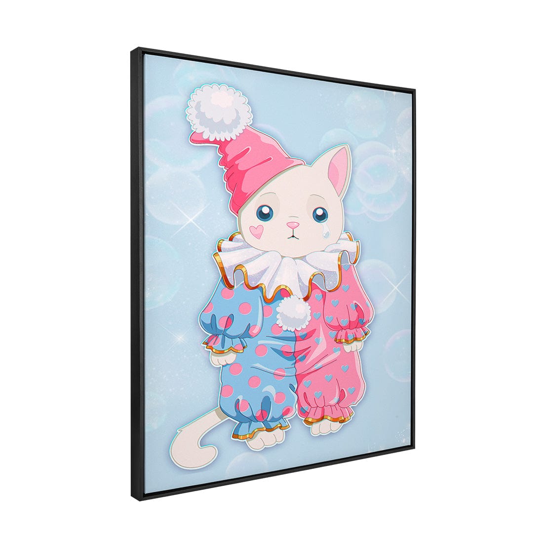 Quadro Decorativo O Pequeno Gato Palhacinho | Caroliitas - Meu Rodapé