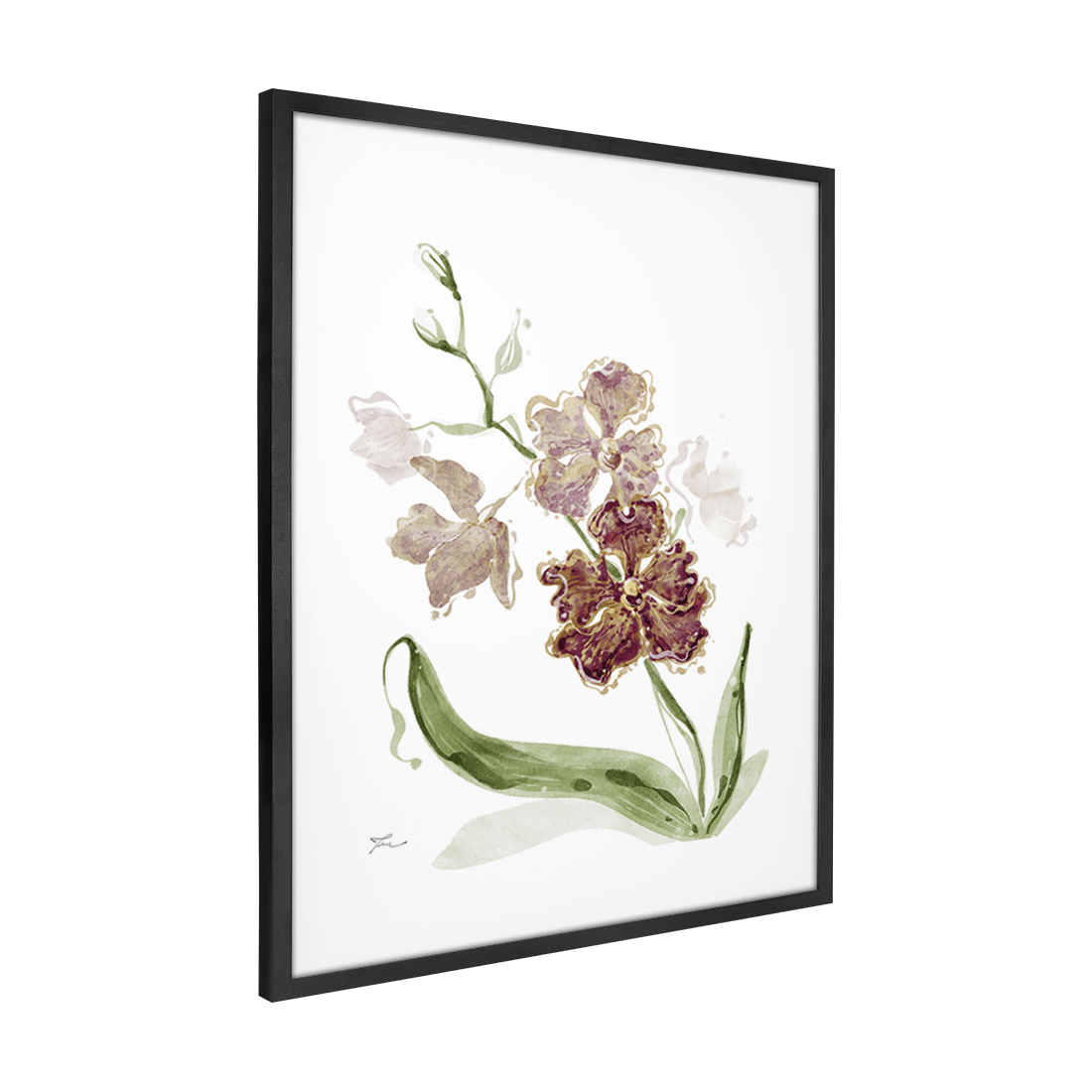 Quadro Decorativo Orquídea Vermelha | Thaís Mota - Meu Rodapé