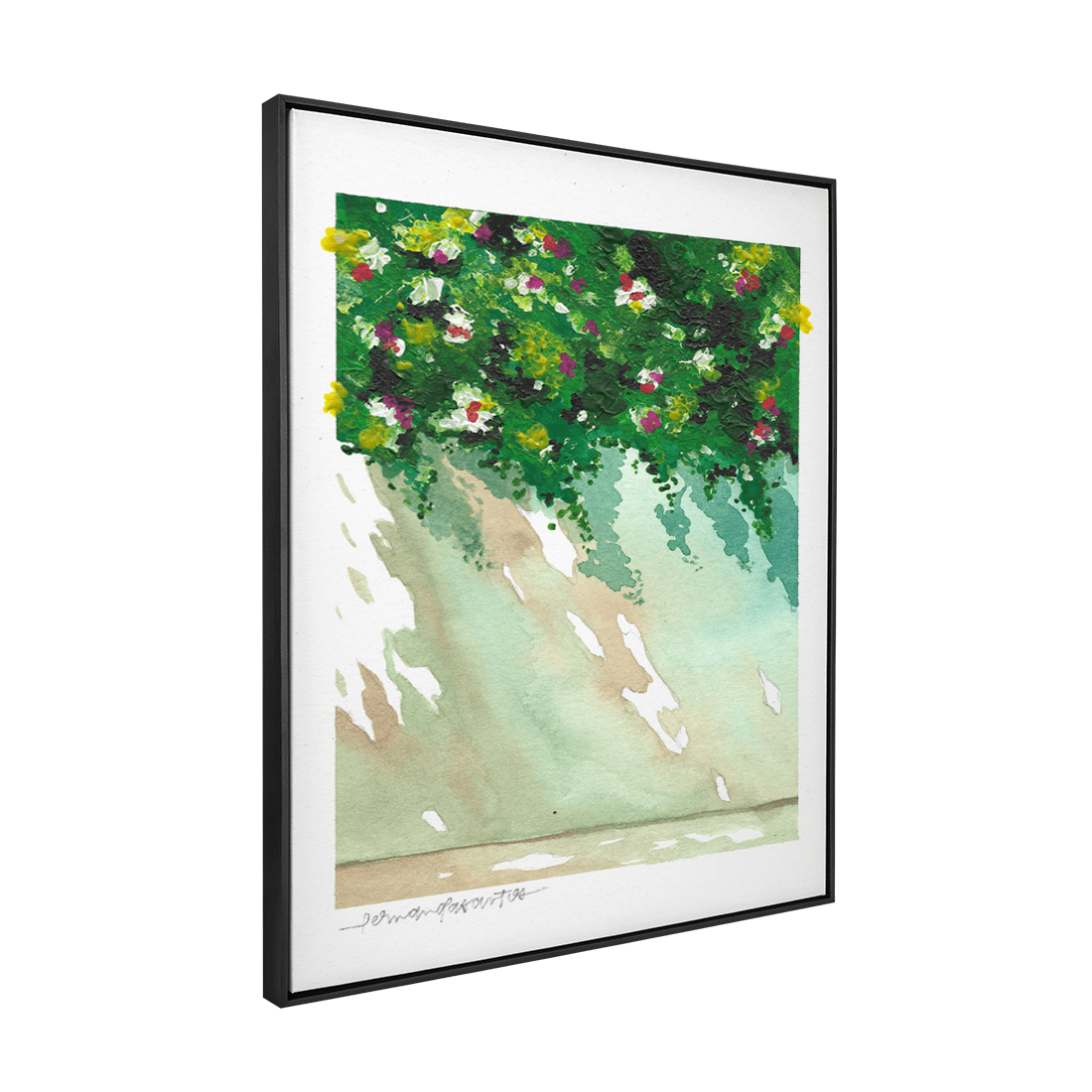 Quadro Decorativo Parede Verde | Fernanda Santos - Meu Rodapé