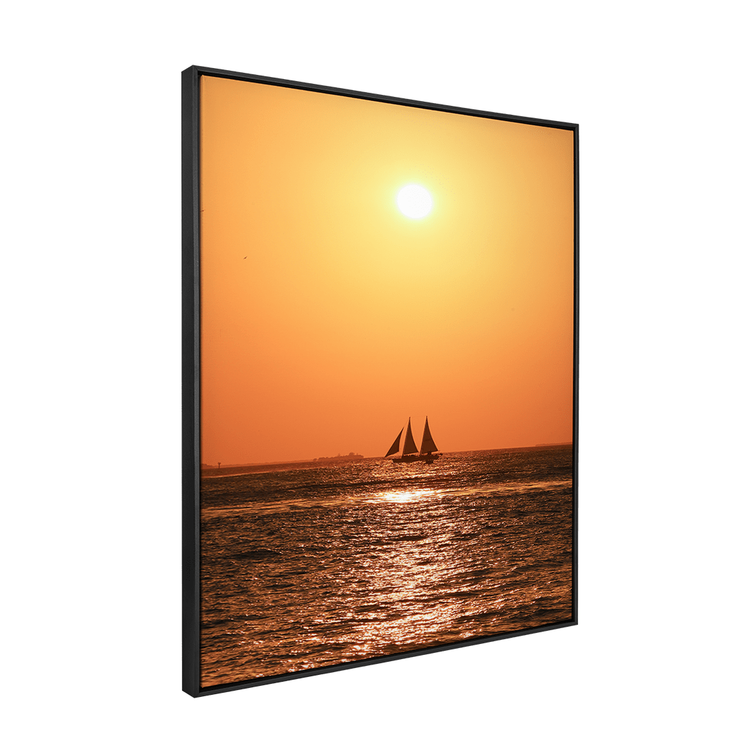 Quadro Decorativo Pássaro Pôr do Sol Key West | Sâmia Munaretti & Marcelo Baldin - Meu Rodapé