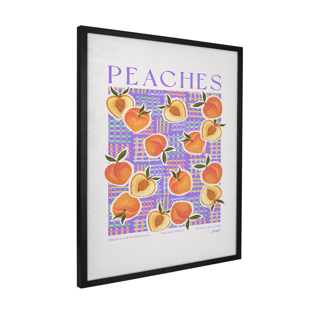 Quadro Decorativo Peaches | Mayara Soares - Meu Rodapé