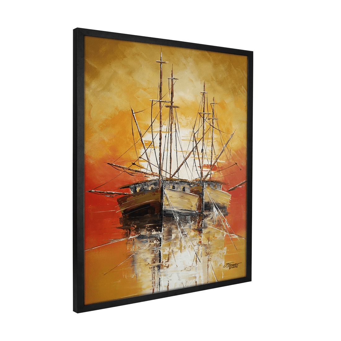 Quadro Decorativo Pôr do Sol | Fernando Teixeira - Meu Rodapé