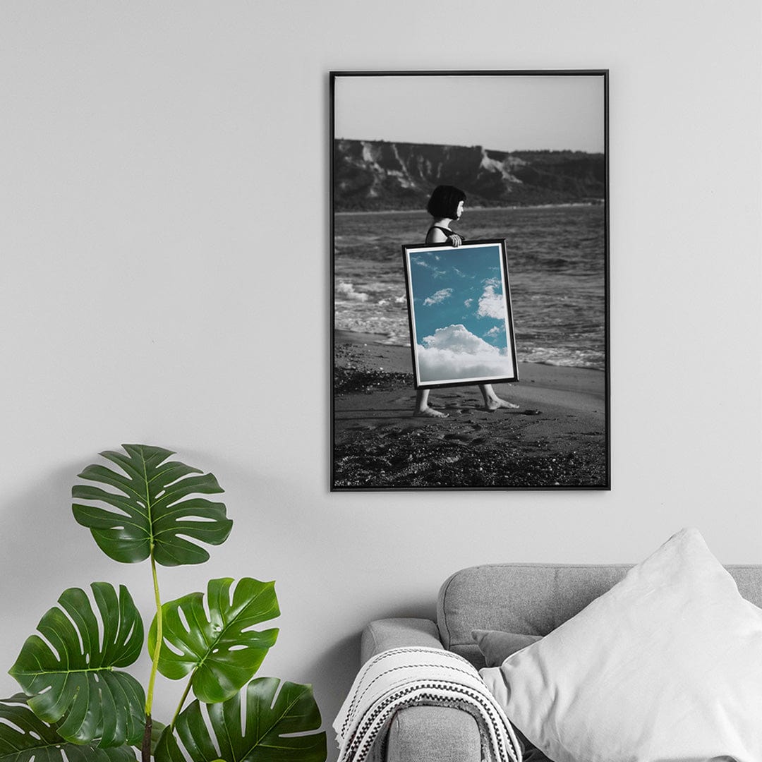 Quadro Decorativo Praia | Alimari - Meu Rodapé