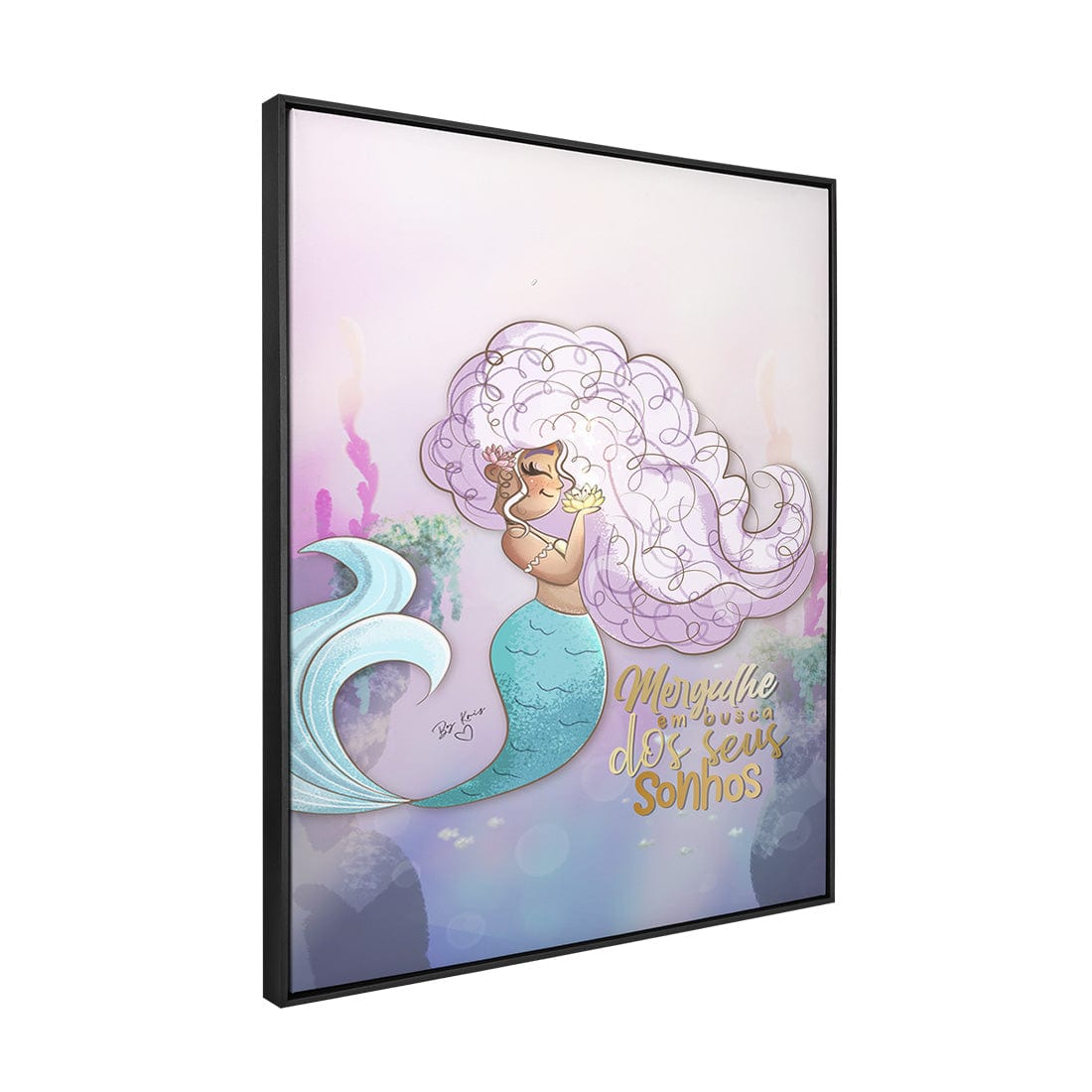 Quadro Decorativo Sereia 2 | Uau Kifofo - Meu Rodapé