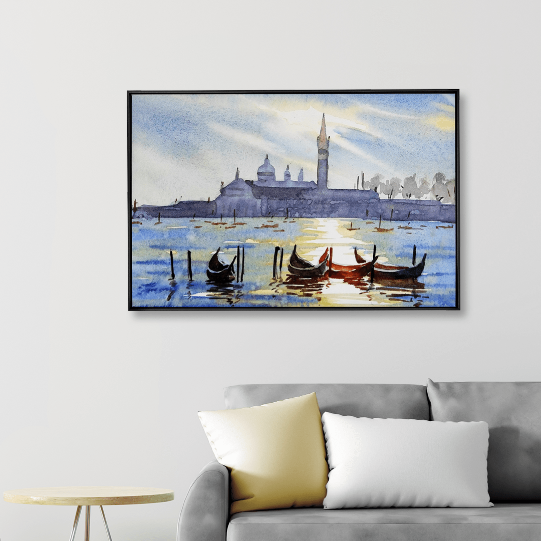 Quadro Decorativo Sol de Veneza | Rafael Pita - Meu Rodapé