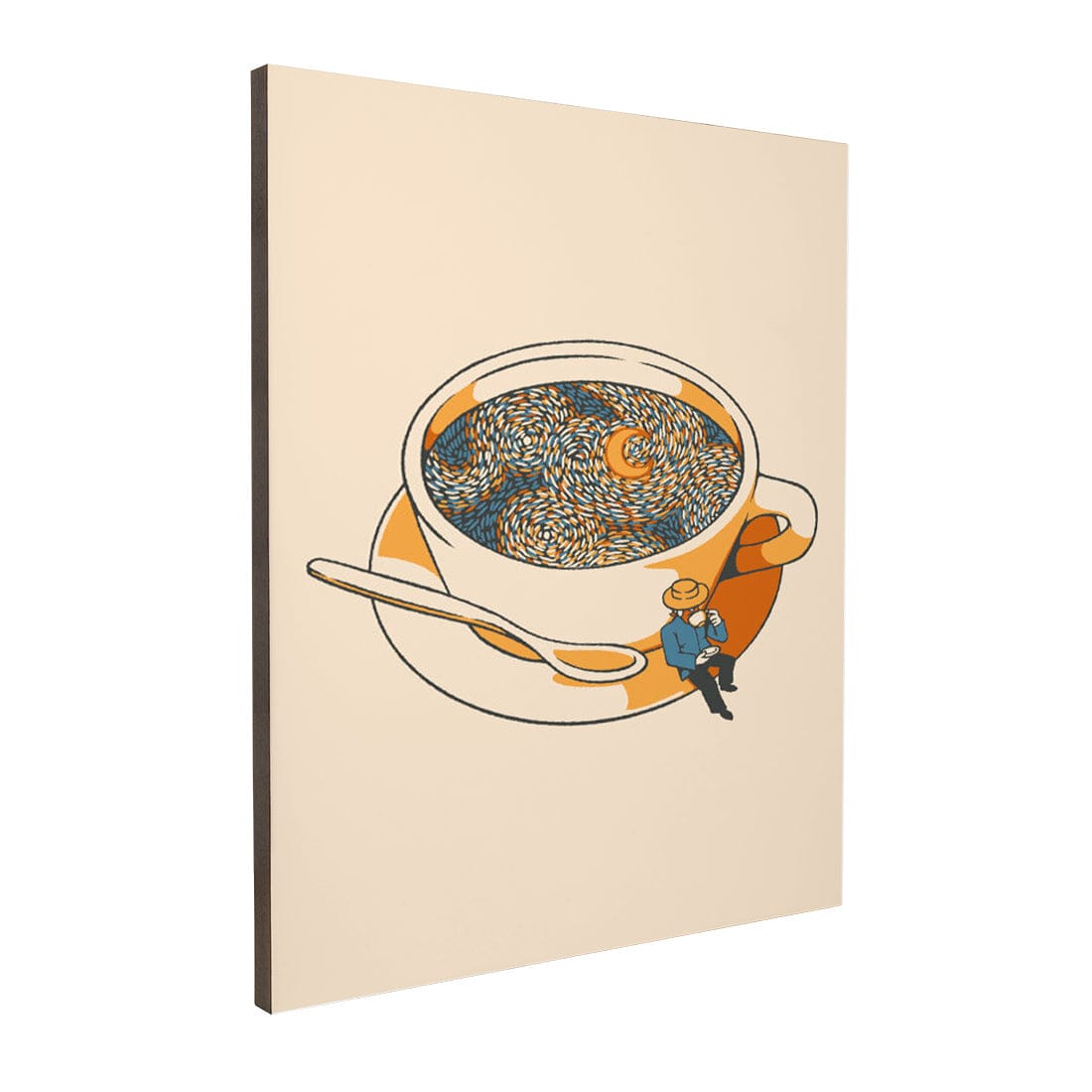 Quadro Decorativo Starry Night Coffee | Tobias Fonseca - Meu Rodapé