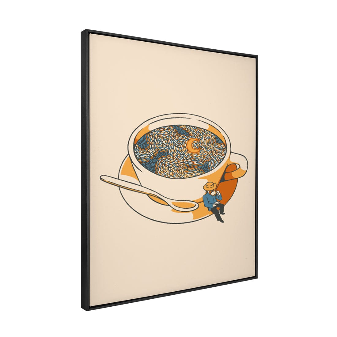 Quadro Decorativo Starry Night Coffee | Tobias Fonseca - Meu Rodapé