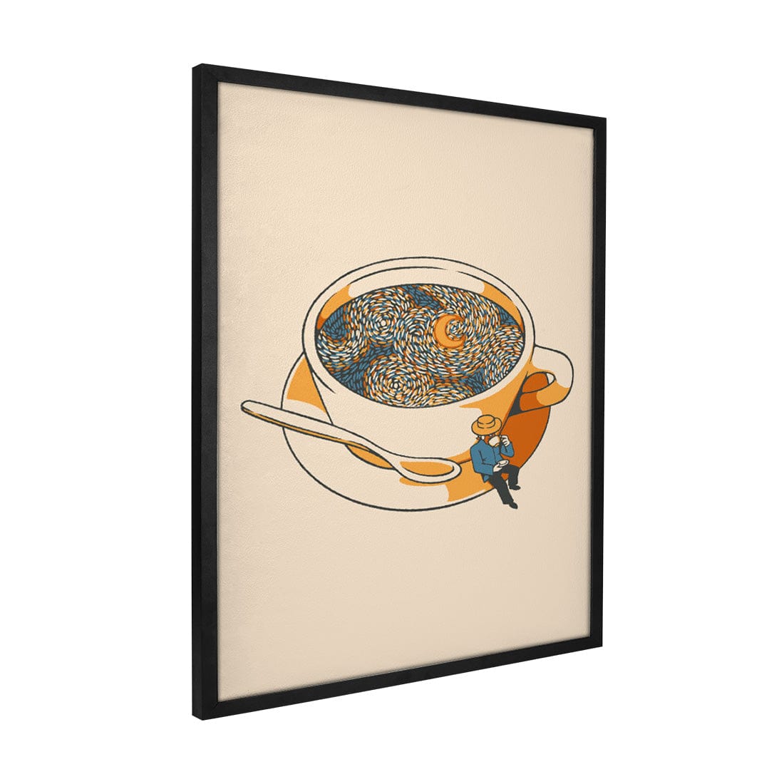 Quadro Decorativo Starry Night Coffee | Tobias Fonseca - Meu Rodapé