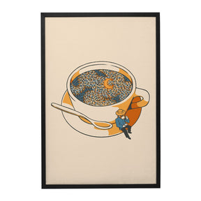 Quadro Decorativo Starry Night Coffee | Tobias Fonseca - Meu Rodapé