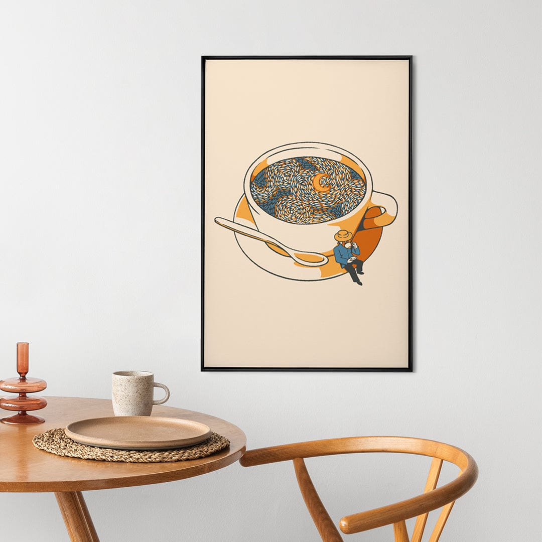 Quadro Decorativo Starry Night Coffee | Tobias Fonseca - Meu Rodapé