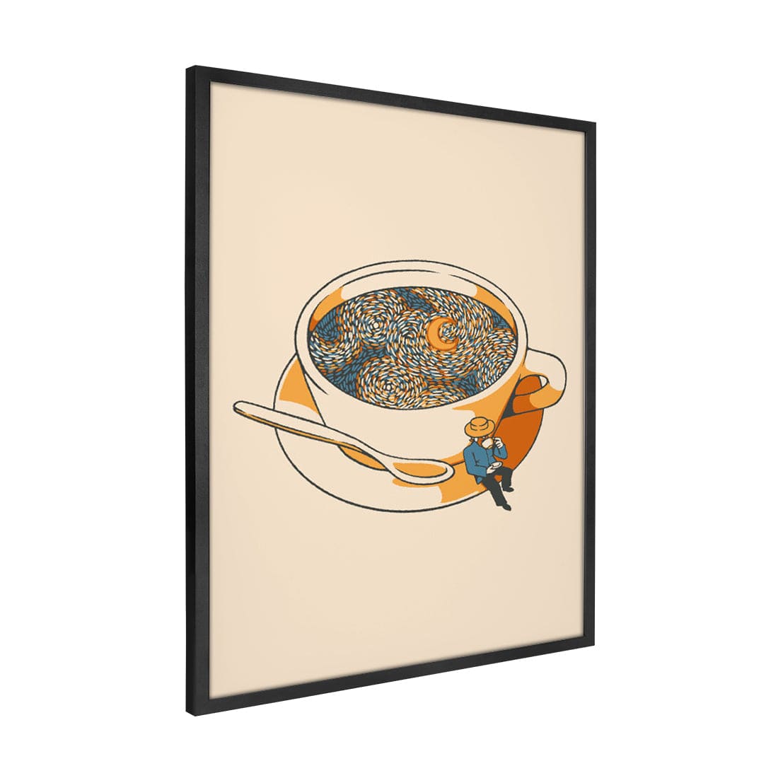 Quadro Decorativo Starry Night Coffee | Tobias Fonseca - Meu Rodapé