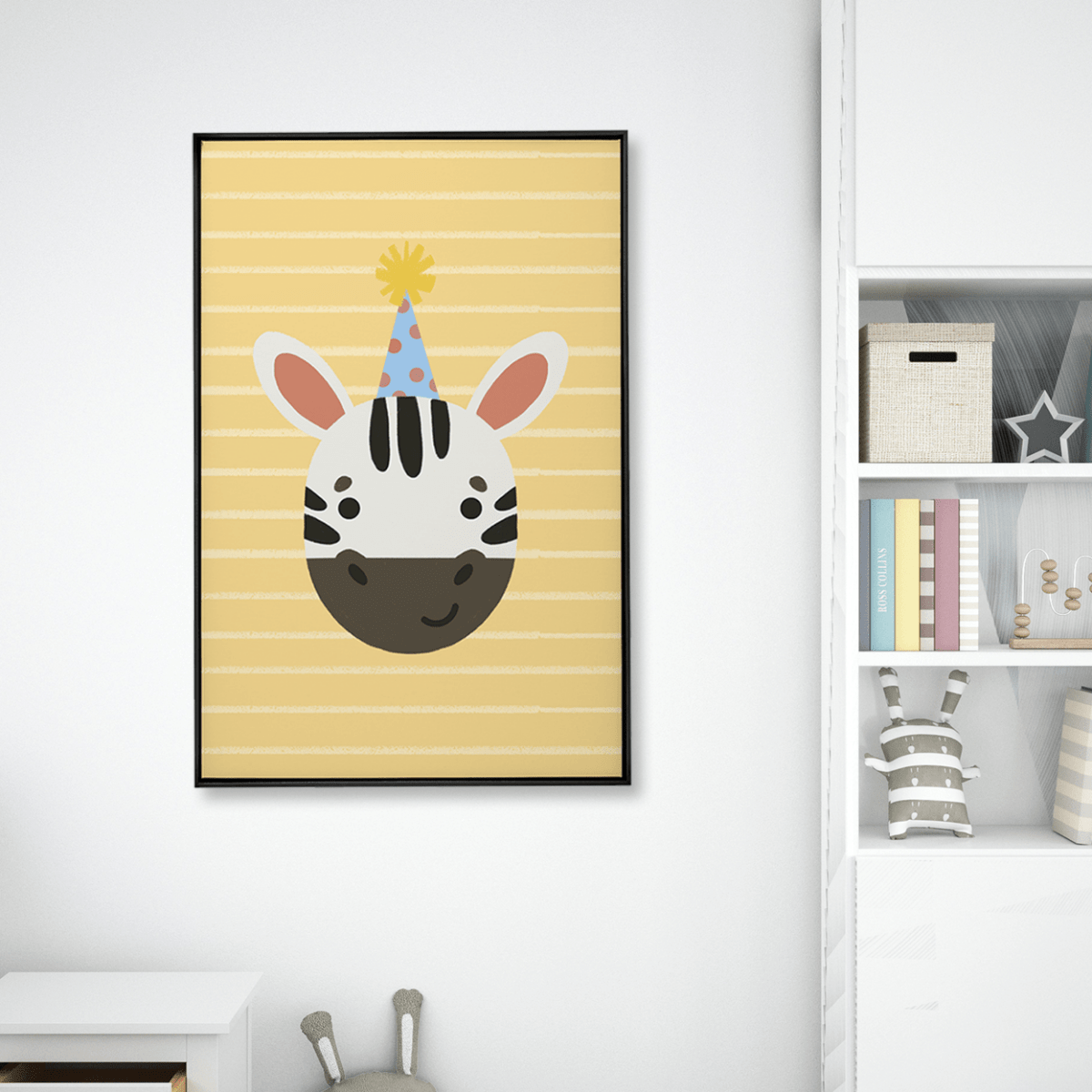 Quadro Decorativo Zebra | Luana Estela - Meu Rodapé